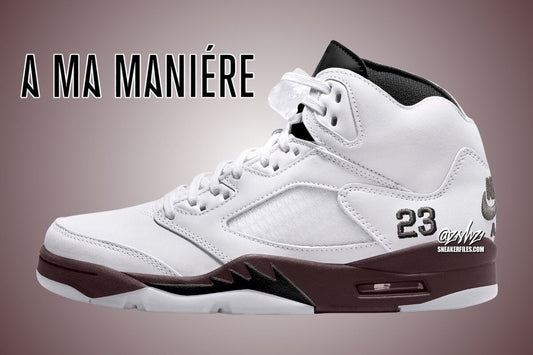 A Ma Maniére x Air Jordan 5 Retro SP "White/Violet Ore"